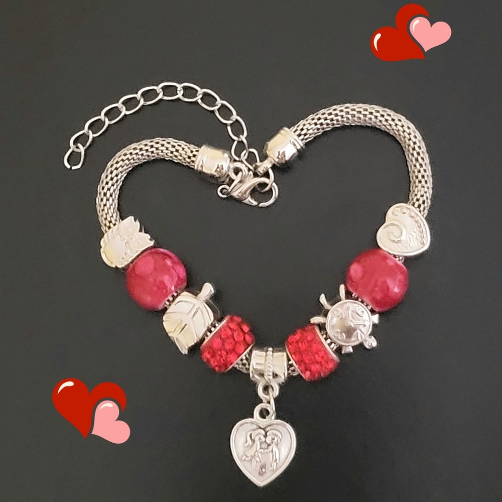 Charm Beaded Bracelet